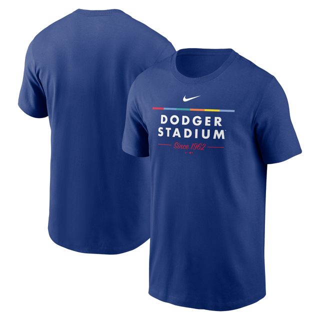 T-shirt de l'équipe locale Nike Royal Los Angeles Dodgers Dodger Stadium pour homme