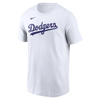 Men's Nike Shohei Ohtani White Los Angeles Dodgers 2024 Fuse Name & Number T-Shirt