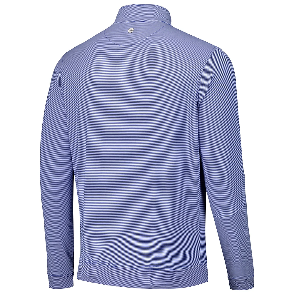 V110136 Dodgrs BLEU3/BLANC PERTH SUGAR STRIPE PERFORMANCE QUART ZIP JACMENQZP ME0CEK40E-LAD #6
