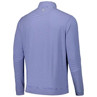 V110136 Dodgrs BLEU3/BLANC PERTH SUGAR STRIPE PERFORMANCE QUART ZIP JACMENQZP ME0CEK40E-LAD #6