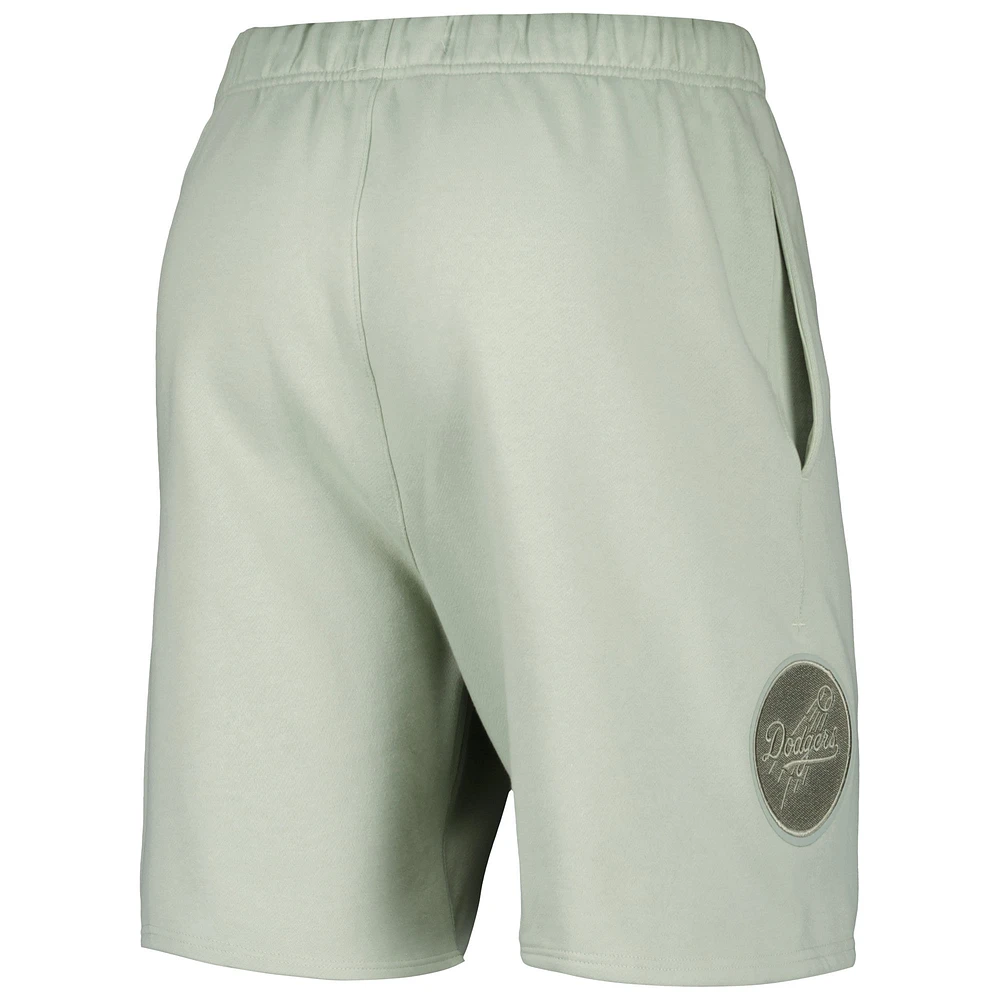 Men's Pro Standard Light Green Los Angeles Dodgers Neutral Fleece Shorts