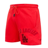 Men's Pro Standard Los Angeles Dodgers Triple Red Classic Shorts