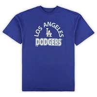 Men's Profile Los Angeles Dodgers Big & Tall T-Shirt Shorts Combo Set