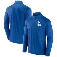 Men's Profile Royal Los Angeles Dodgers Big & Tall Raglan Quarter-Zip Top
