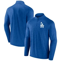 Men's Profile Royal Los Angeles Dodgers Big & Tall Raglan Quarter-Zip Top