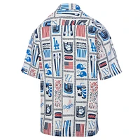 Men's Reyn Spooner White Los Angeles Dodgers Americana Button-Up Shirt