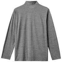 Men's TravisMathew Gray Los Angeles Dodgers The Heater Quarter-Zip Pullover Top