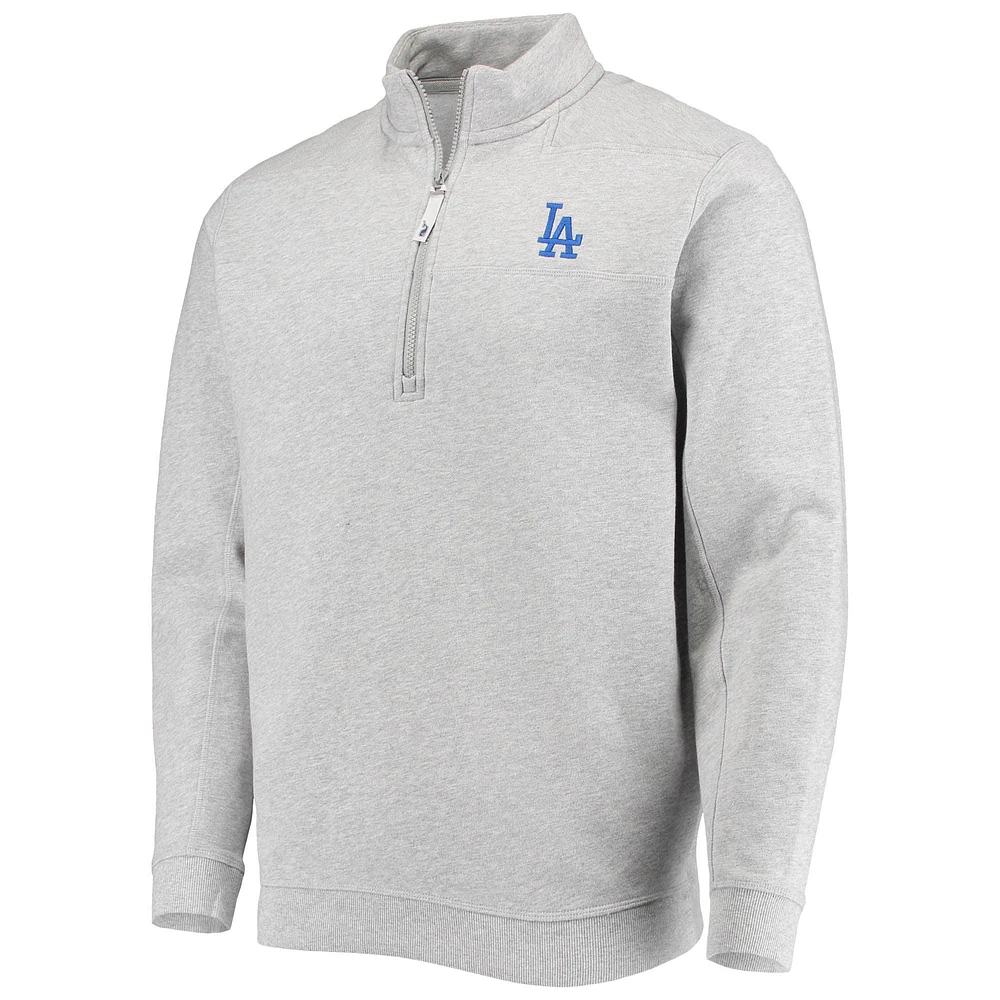 Veste à demi-glissière pour homme Vineyard Vines des Los Angeles Dodgers Shep grise