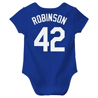 Body Nike Jackie Robinson Royal Los Angeles Dodgers Fuse avec nom et numéro pour nouveau-né nourrisson