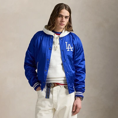 Veste en satin Polo Ralph Lauren Royal Dodgers