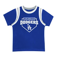 Preschool Fanatics Los Angeles Dodgers Loaded Base T-Shirt & Shorts Set
