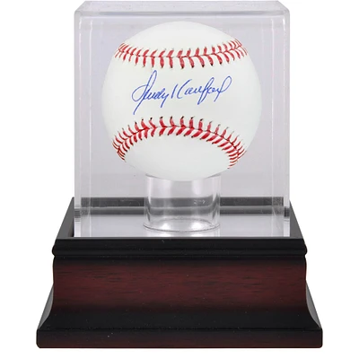 Sandy Koufax Los Angeles Dodgers Autographed Baseball and Mahogany Display Case