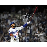 Teoscar Hernandez Los Angeles Dodgers Autographed 2024 World Series Champions 8" x 10" Photograph