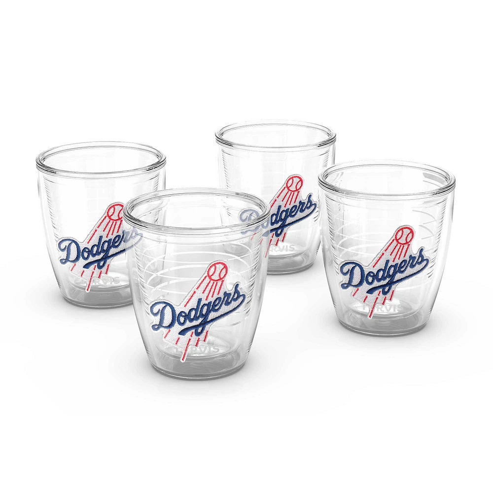 Tervis Los Angeles Dodgers paquet de quatre 12oz. Ensemble de gobelets emblème