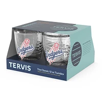 Tervis Los Angeles Dodgers paquet de quatre 12oz. Ensemble de gobelets emblème