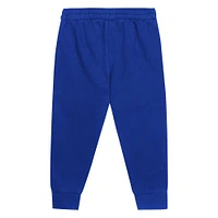 Toddler White/Royal Los Angeles Dodgers Wind Up Pullover Hoodie and Sweatpants Set