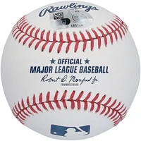 Will Smith Los Angeles Dodgers Autographed Baseball with "2X WS Champ" Inscription
