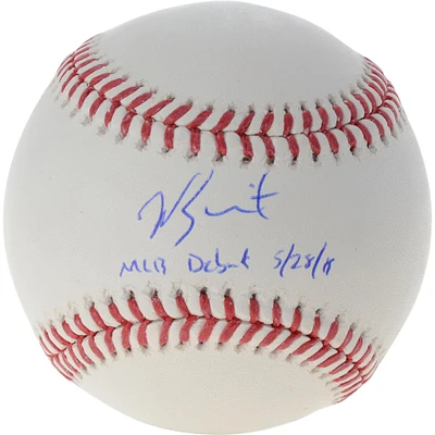 Will Smith Los Angeles Dodgers Autographed Baseball with "5/28/19 Debut" Inscription