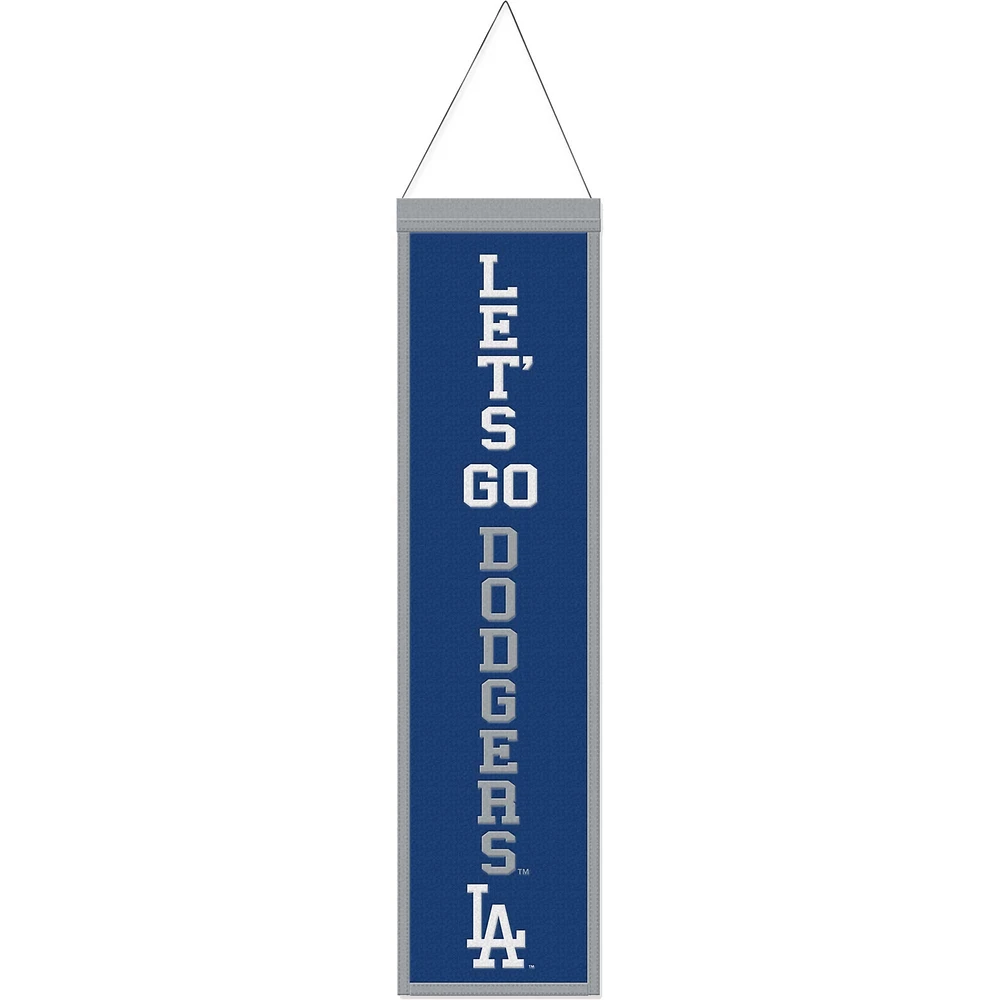 WinCraft Los Angeles Dodgers 8" x 32" Slogan Wool Banner