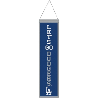 WinCraft Los Angeles Dodgers 8" x 32" Slogan Wool Banner