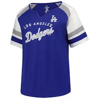 Women's Profile Shohei Ohtani Royal Los Angeles Dodgers Plus Name & Number Raglan T-Shirt