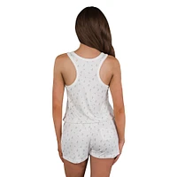 Women's Concepts Sport Cream Los Angeles Dodgers Gardner Hacci Knit Romper