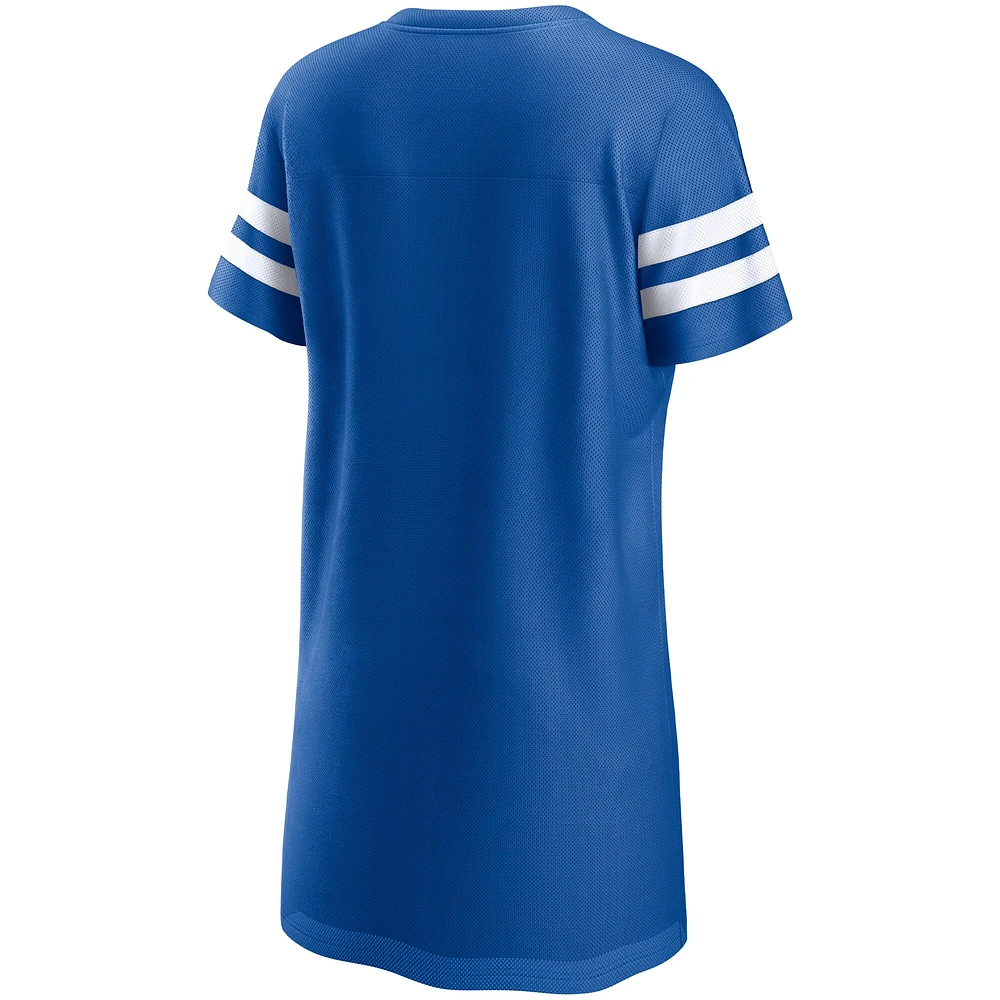 Women's Fanatics Royal Los Angeles Dodgers Iconic Mesh Dress