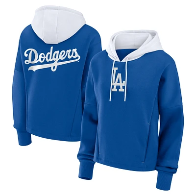 Sweat à capuche surdimensionné pour femmes Fanatics Royal Los Angeles Dodgers Legacy Favorite Spectator