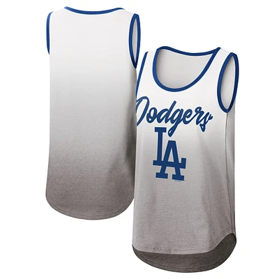 Débardeur G-III 4Her by Carl Banks blanc pour femme avec logo des Dodgers de Los Angeles