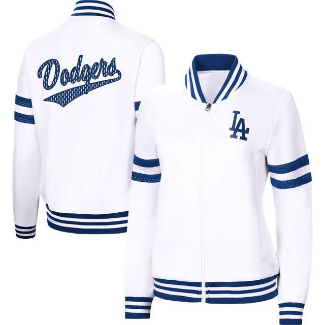 Veste d'avant-match G-III 4Her by Carl Banks Los Angeles Dodgers pour homme - de survêtement entièrement zippée