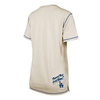 Women's New Era White Los Angeles Dodgers Team Split T-Shirt