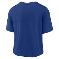 T-shirt Nike Los Angeles Dodgers Line Up High Hip Fashion pour femme - Bleu roi/blanc