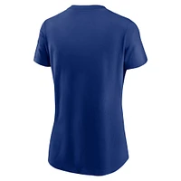 T-shirt Nike Royal Los Angeles Dodgers 2024 World Series Champions Lock Up pour femme