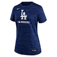 Women's Nike  Royal Los Angeles Dodgers Authentic Collection Velocity Performance T-Shirt