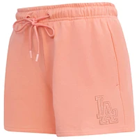 Women's Pro Standard Pink Los Angeles Dodgers Neutral Fleece Shorts
