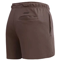 Women's Pro Standard Pink Los Angeles Dodgers Neutral Fleece Shorts