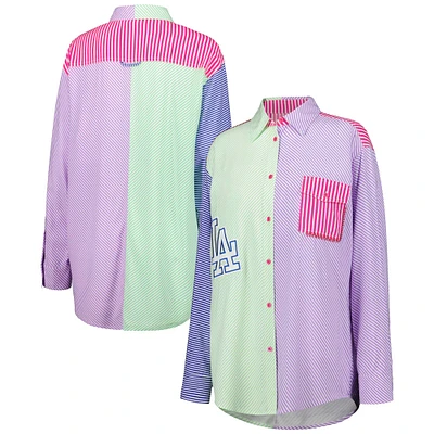 Chemise boutonnée Terez Los Angeles Dodgers pour femme