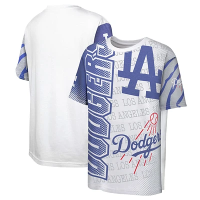 T-shirt blanc Impact Hit Bold des Dodgers de Los Angeles pour jeunes