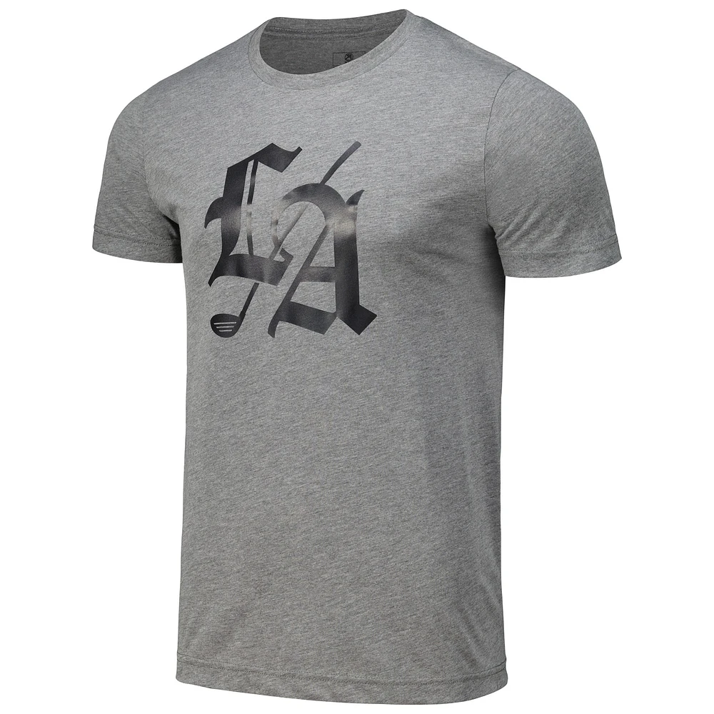 Men's Ahead Gray Los Angeles Golf Club Instant Classic Tri-Blend T-Shirt
