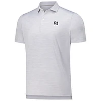 Men's johnnie-O Gray Los Angeles Golf Club Huron Solid Featherweight Performance Polo