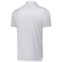Men's johnnie-O Gray Los Angeles Golf Club Huron Solid Featherweight Performance Polo