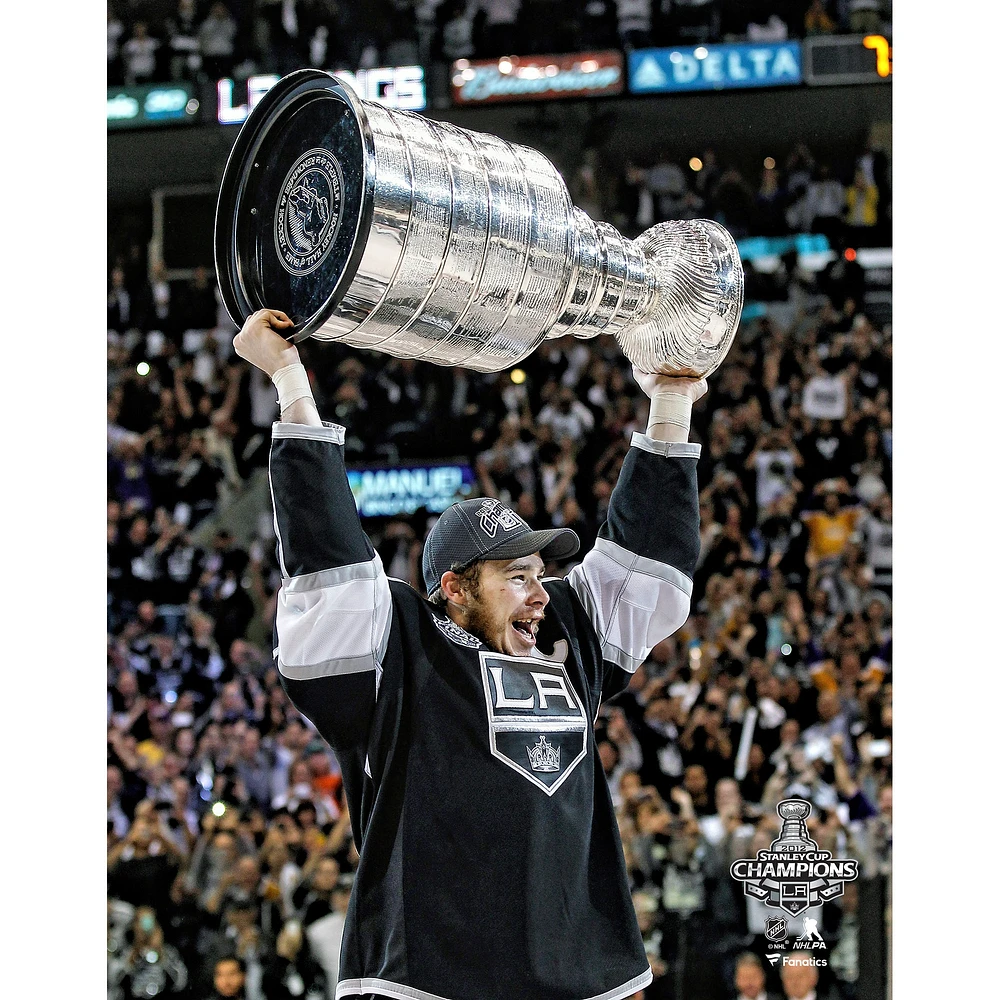 Dustin Brown Los Angeles Kings Unsigned 2012 Stanley Cup Champions Raising Photograph