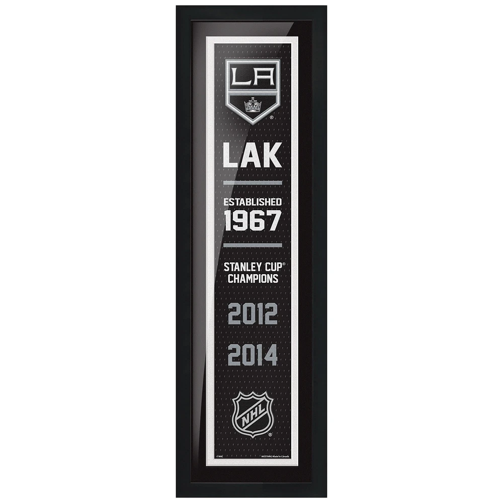 Los Angeles Kings - 6'' x 22'' Empire Framed Sign