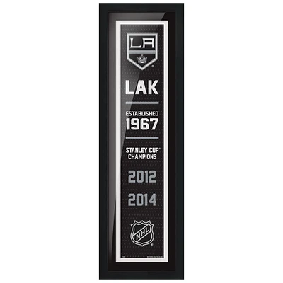 Los Angeles Kings - 6'' x 22'' Empire Framed Sign