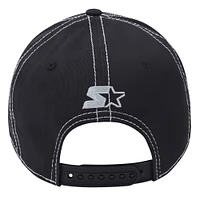 Men's Starter  Black Los Angeles Kings Sphere II Curved Starfit Adjustable Hat
