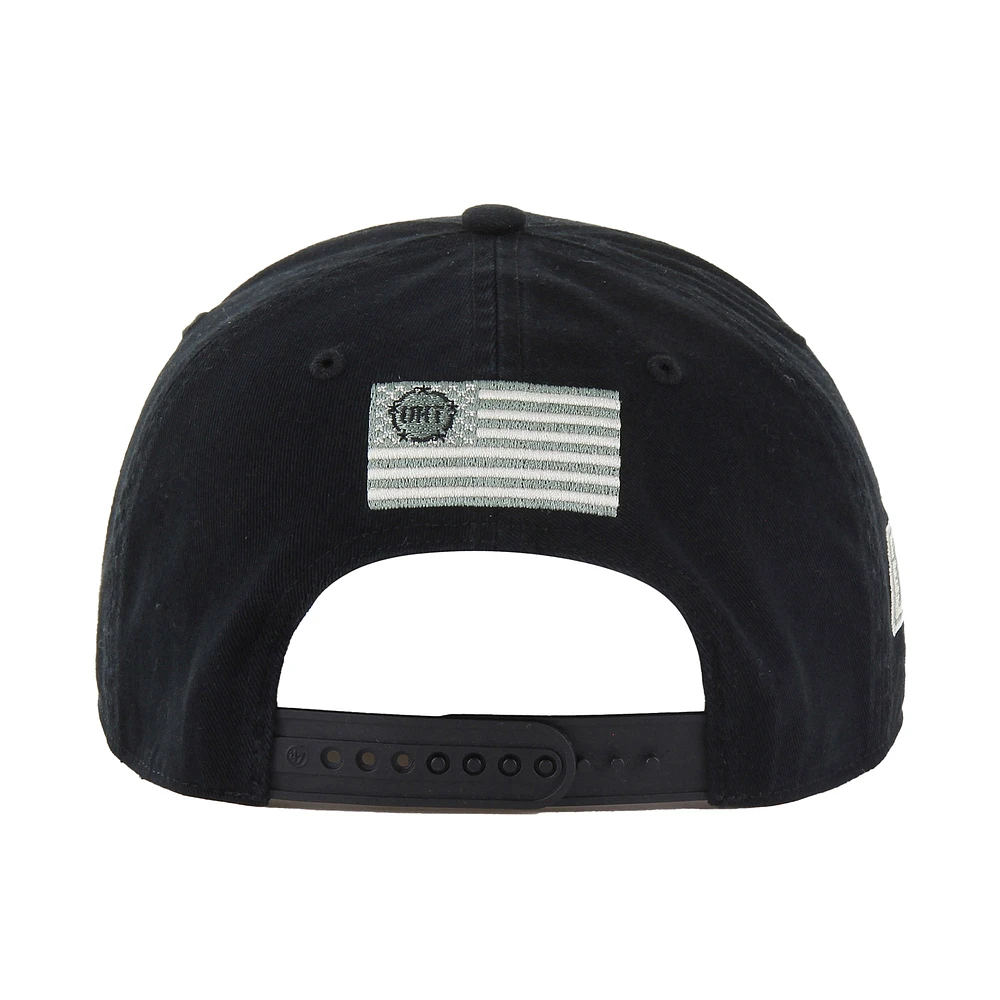 Men's '47 Black Los Angeles Kings OHT Military Appreciation Homeland Honor and Defend Hitch Adjustable Hat