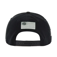 Men's '47 Black Los Angeles Kings OHT Military Appreciation Homeland Honor and Defend Hitch Adjustable Hat