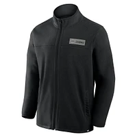 Men's Fanatics Black Los Angeles Kings Home Ice Fleece Full-Zip Jacket