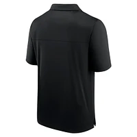 Men's Fanatics  Black Los Angeles Kings Left Side Block Polo
