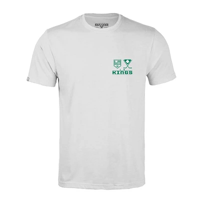Men's Levelwear White Los Angeles Kings St. Patrick's Day Richmond T-Shirt